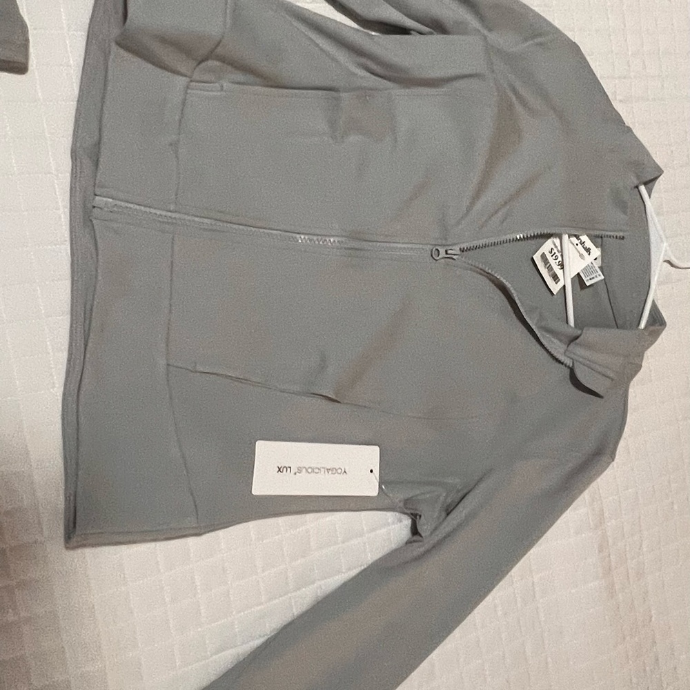 Yogalicious Women's Utility Jacket in Gray